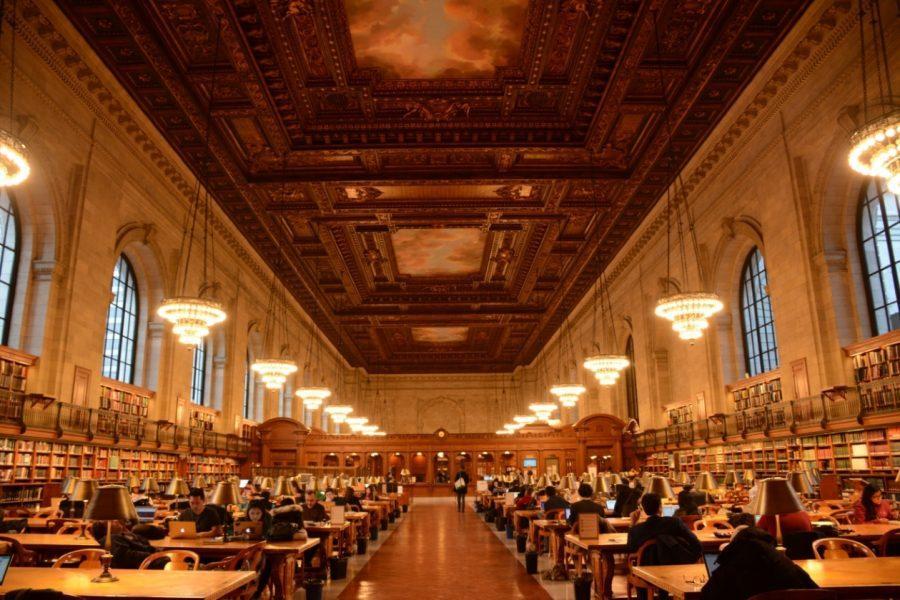 "Unlock"
Book-lovers, architecture-lovers, and anyone else will fall in love with the New York Public Library.  With its rows and rows of ancient books, open study areas, intricate architecture, and beautiful paintings everywhere one looks, the New York Public Library has something for every NDP Senior to enjoy.