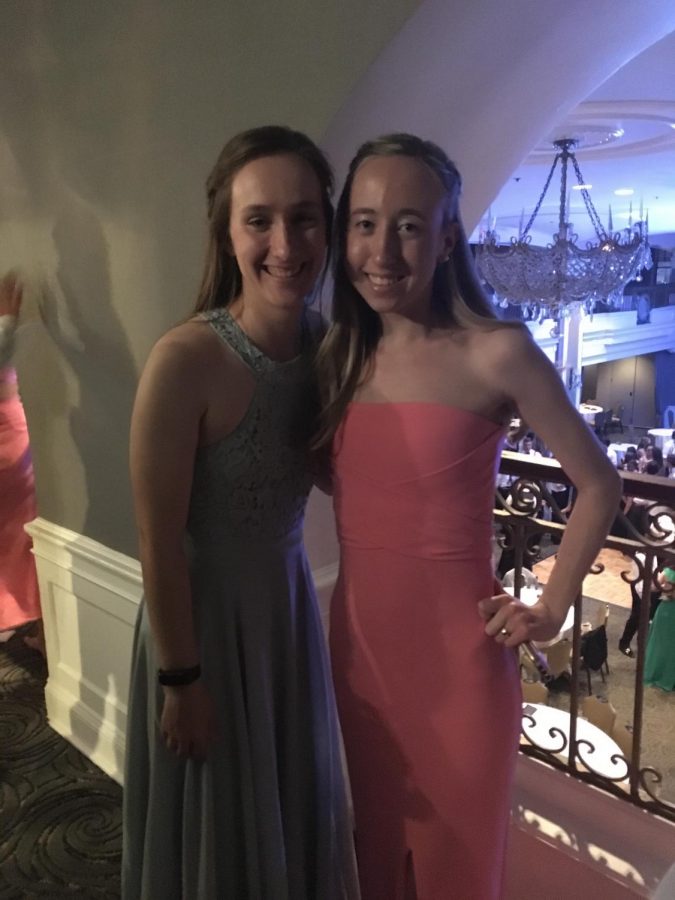 Sydney Burns and Mary Lorenz at NDP Prom