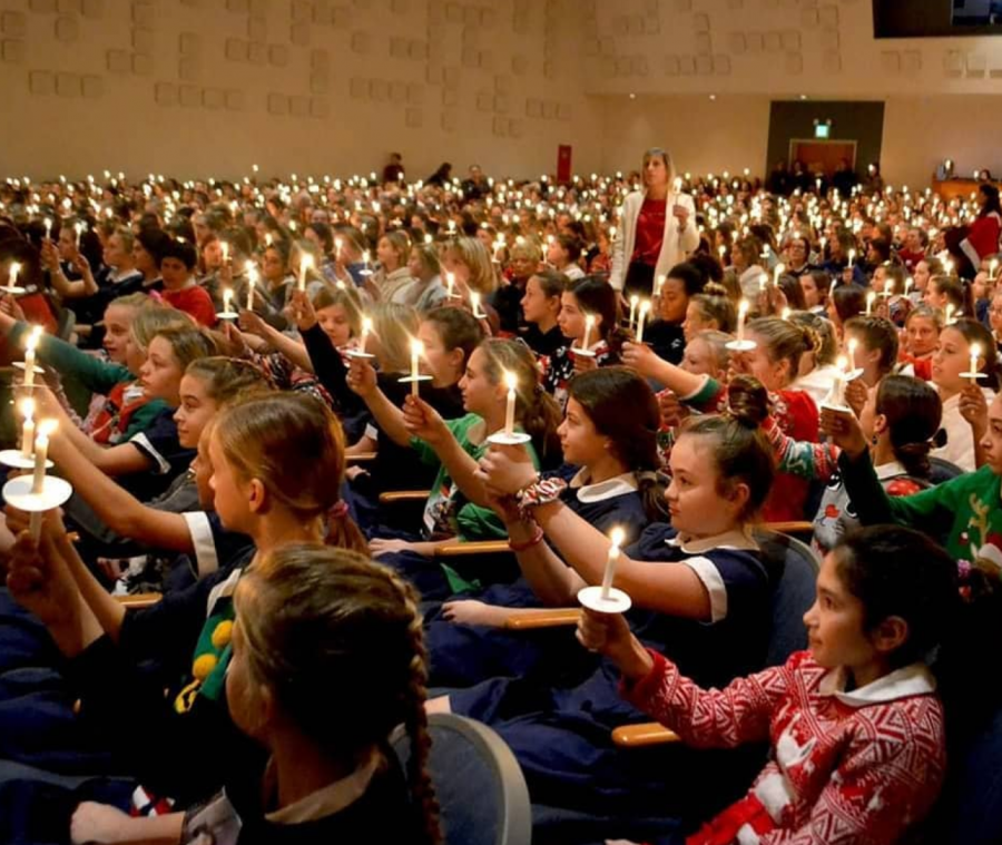 Candles at Christmas Liturgy