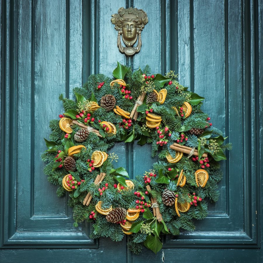 Many pagan Anglo-Saxons celebrated the winter solstice by bringing in green boughs to celebrate the perseverance of life in spite of the darkness of winter. 