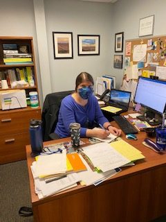 Ms. Casey, the meanest person at NDP, scares any student who enters her office.