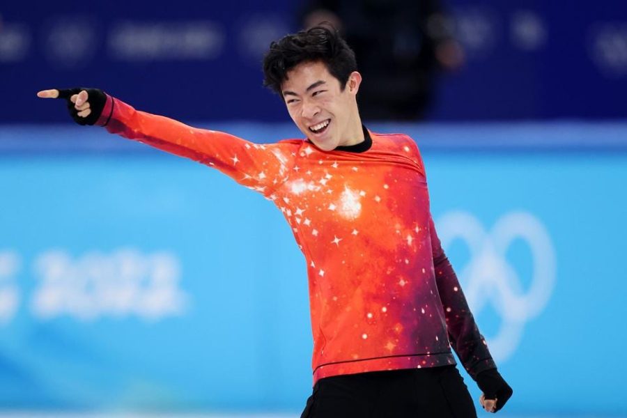 Nathan+Chen+at+the+2022+Winter+Olympics+in+Beijing%2C+China.+