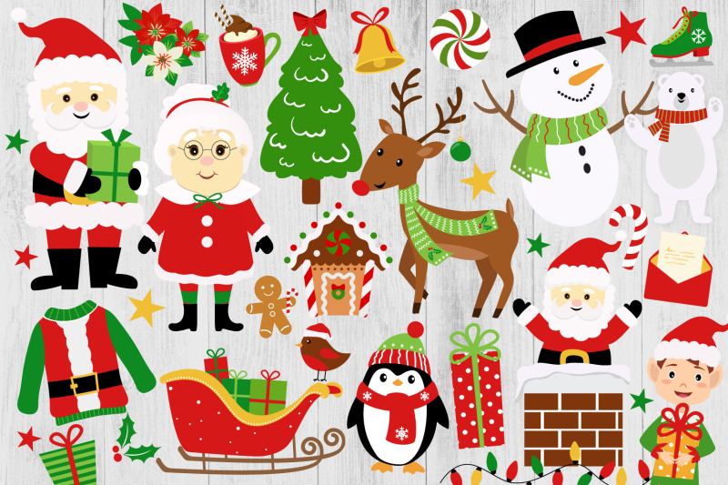 https://thehungryjpeg.com/product/3848027-christmas-clipart-holiday-clipart-set-cute-christmas-clip-art-santa